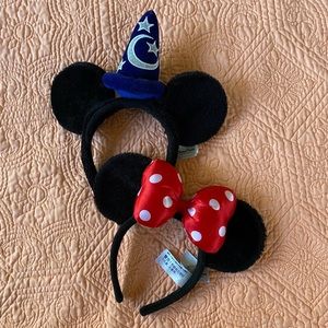 Couples Set of Mickey and Minnie Ears